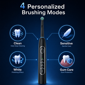 Cepillo <span class=keywords><strong>de</strong></span> <span class=keywords><strong>Dientes</strong></span> Eléctrico Inteligente Recargable Giratorio, el Más Vendido, para el Cuidado Dental en el Hogar para Adultos - Product Image 2