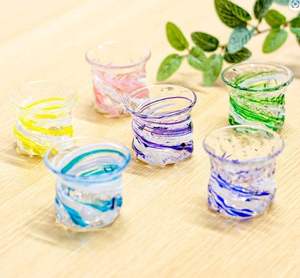 Fabricant japonais tasse en verre transparente fabriquée à la main très unique - Product Image 4