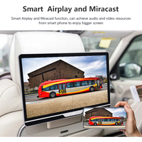 Moniteur de voiture 13,3 pouces en gros, divertissement pour passagers, siège arrière, TV Android, moniteur d'appui-tête de siège arrière, écran tactile MVP