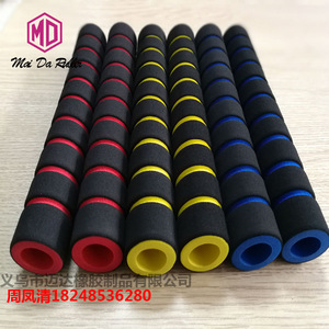 Mai Da Roller NBR Foam Sleeve 22.2mm Inner Diameter Cycling Handlebar Grip Cover Red Black Two Color - Product Image 2