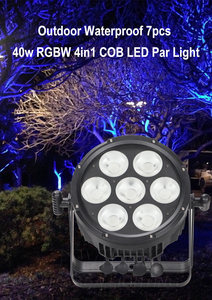Luz <span class=keywords><strong>LED</strong></span> <span class=keywords><strong>Par</strong></span> COB RGBW 4 en 1 de 7x40W, Impermeable IP65, para Exteriores, Iluminación de Jardín, Bodas, Arquitectura, Parques Temáticos - Product Image 2