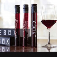 OSHOW Mini tube en verre à haute teneur en borosilicate 50ml 100ml Bouteille d'alcool Tube en verre à boire avec bouchon en métal à vis
