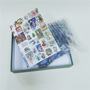 <span class=keywords><strong>Puzzle</strong></span> de <span class=keywords><strong>collage</strong></span> en papier éducatif sur le thème de Noël d'hiver personnalisé, 1000 pièces, pour adultes et familles - Product Image 3