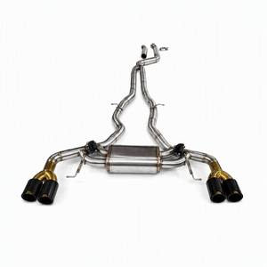 Sistema de Escape de Alto Rendimiento Cat Back para <span class=keywords><strong>BMW</strong></span> <span class=keywords><strong>X3</strong></span> M40i X4 M40i G01 G02 B58 3.0L, Puntas Valvetronic Soldadas con TIG en Acero Inoxidable, ODM - Product Image 5