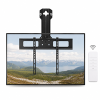 Soporte de TV Giratorio y Ajustable para Chimenea, de 32 a 85 Pulgadas, Material Metálico, Certificado CE, Reduce la Tensión del Cuello, Control con un Toque, Superventas
