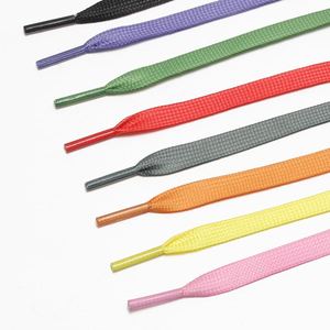Free Sample Shoe Accessories Flat Colorful Shoelaces Gradient Rainbow Custom Shoe <b>Lace</b> for Sneakers - Product Image 3