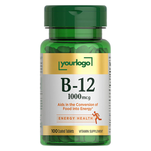 OEM Health vitamina B1 B6 <span class=keywords><strong>B12</strong></span> 1000mcg integratori compresse supporta il metabolismo energetico e il sistema nervoso per gli adulti - Product Image 1