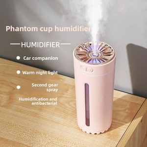 Humidificateur ultrasonique rechargeable en plastique, diffuseur <span class=keywords><strong>d</strong></span>'arômes pour la maison, purificateur <span class=keywords><strong>d</strong></span>'<span class=keywords><strong>air</strong></span> pour voiture, <span class=keywords><strong>brumisateur</strong></span> avec lumière LED colorée - Product Image 2