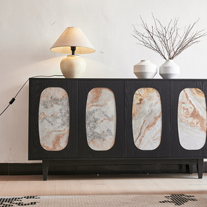 Modern Luxury Design Antique Solid Wood Large Capacity Eco-Friendly <b>Sideboard</b> Living Room Furniture Cabinets K107 <b>Sideboard</b> K107 - Product Image 5