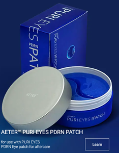 Masque pour les yeux AETER Puri Eyes PDRN, best-seller coréen, <span class=keywords><strong>anti</strong></span>-âge, éclaircissant, hydratant, <span class=keywords><strong>anti</strong></span>-<span class=keywords><strong>cernes</strong></span> et <span class=keywords><strong>anti</strong></span>-poches. - Product Image 1