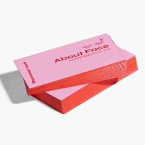 디자인 페인트 가장자리 명함 인쇄로 개인화 된 이름 카드 인쇄 - Product Image 2