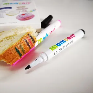 Çin gıda sınıfı yenilebilir mürekkep Mini kalem İşaretleyiciler ekmek kek kurabiye dekorasyon araçları çerez DIY
