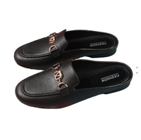 Sandales plates décontractées à plateforme souple pour femmes, style mule, personnalisables, collection été 2024, vente en gros