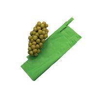 Ecologisch verantwoorde, ademende, niet-geweven, wasbehandelde, waterdichte, geprägte fruitroltas voor gebruik in de landbouw, met aanpasbare handgreep.