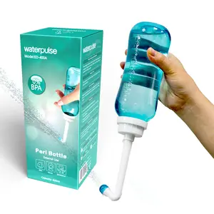 Waterpulse, оптовая продажа, женские гигиенические товары, переносная бутылка Пери, портативное биде, спрей для туалета, интимная зона для чистки - Product Image 1