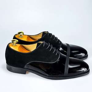 Zapatos Oxford de Piel Vacuna de Primera Calidad, Modelo 2025, con Aumento de Altura, para Otoño, Casuales, Bodas, Negocios, Uso Formal, Duraderos - Product Image 2