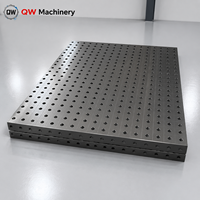 Table de soudage modulaire en acier traité à l'azote, établi de soudage flexible 3D avec pinces complètes