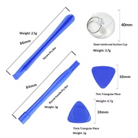 Kit d'outils de démontage et de réparation de téléphones portables 20 pièces : Kit de tournevis 21-en-1 avec patchs de levier polyvalents