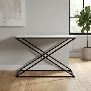 Antique Indian Design Iron Eco-Friendly Durable Easy Clean <b>Console</b> <b>Table</b> Home Farmhouse Industrial Vintage Villa Apartment - Product Image 2
