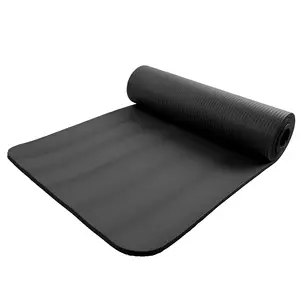 Tapete <span class=keywords><strong>de</strong></span> <span class=keywords><strong>Yoga</strong></span> Nbr Negro Extra Grueso <span class=keywords><strong>de</strong></span> 8mm 10mm 15mm <span class=keywords><strong>de</strong></span> Alta Calidad con Logotipo Personalizado para Ejercicio, 2026 - Product Image 4