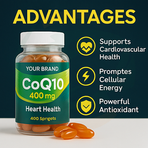 ओम कोएंजाइम क्यू 10 सॉफ्टजेल कैप्सूल-स्वास्थ्य खाद्य ग्रेड 60 गणना जैविक हृदय स्वास्थ्य और ऊर्जा उत्पादन समर्थन - Product Image 3
