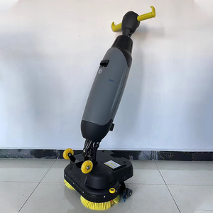 Model 430 Dual Brush Lithium Battery Floor Scrubber Vacuum Cleaner 430mm For Indoor Outdoor Commercial Use - Product Image 1