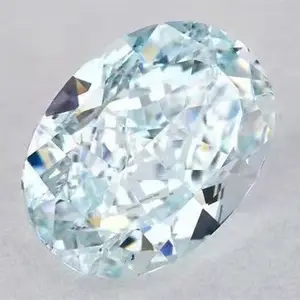 oval cutting genuine diamond with wholesale price GIA VS2 fancy greenish blue 2.15ct natural loose diamond