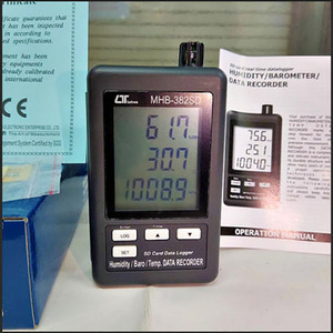 Thermomètre hygromètre baromètre LCD LUTRON MHB-382SD à succès avec support OEM et garantie d'un an - Product Image 5