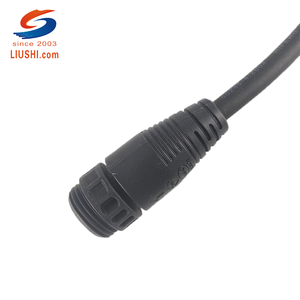 Liushi M19 IP68 nilon 2-Pin, tahan air adaptor kunci dorong konektor cepat listrik sepeda daya kabel Harness 1500V tembaga - Product Image 1