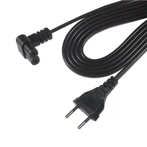 La UE Cable 2 Pin Euro C7 220v computadora 2pin portátil figura 8 Europa macho de 0,75mm Cable de alimentación