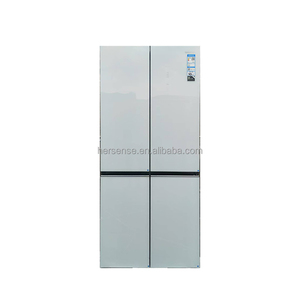 527L High Quality Home 220v 4 Door Retro Home French Door White/Grey <b>Refrigerator</b> Quick Cooling Smart Preservation Frequency - Product Image 1