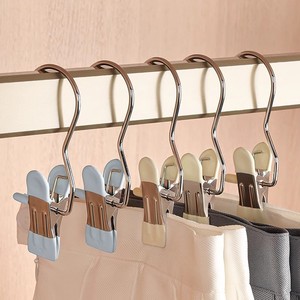 Pinces à vêtements multifonctionnelles en forme de U pour vêtements, chapeaux, chaussettes, pinces de rangement en tissu et cuir coupe-vent - Product Image 1