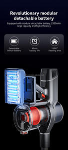 350W Filaire Bâton Rechargeable Aspirateur Droit Hepa Filtration Léger Moteur Brushless pour <span class=keywords><strong>Tapis</strong></span> Sols Pet Allemand - Product Image 5