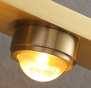 Lámpara de Pared Moderna <span class=keywords><strong>para</strong></span> Baño con 3 Luces LED de Cobre, Luz Cálida Dorada, <span class=keywords><strong>para</strong></span> Proyectos de Hoteles y Apartamentos - Product Image 4