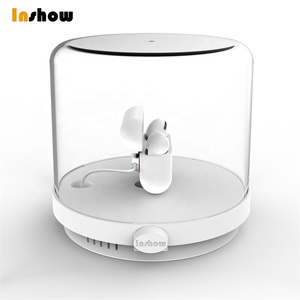Caja de Exhibición con Alarma Antirrobo Transparente y Bloqueable A701, Soporte de Carga de Seguridad para Minoristas para <span class=keywords><strong>AirPods</strong></span> y Relojes Inteligentes - Product Image 6