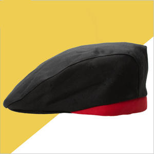 Chapeaux béret de chef serveur unisexe Style français classique avec doublure évacuant l'humidité 9 couleurs 3 tailles Équipes de cuisine - Product Image 4