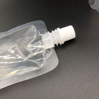 Sac de distribution de boissons liquides, jus, lait, rechargeables, imperméables, transparents, de qualité supérieure, en gros, avec bec verseur en plastique