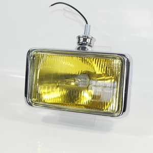 Universale LR8 12V luce fendinebbia quadrata cromata 100W LDB305 ricambio Lucas nuove luci di guida - Product Image 4