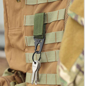 बाहरी सामरिक नायलॉन रिबन हुक बकल पर्वतारोहण बकल चील मुंह हुक बकल बहु कार्यात्मक बेल्ट कीचेन - Product Image 4