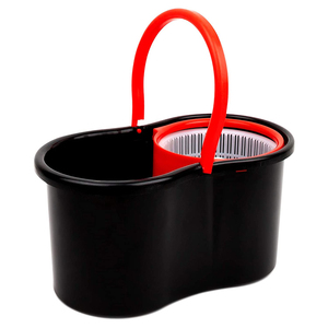 Cây Lau Sàn Làm Sạch Xoay Sợi Nhỏ Bằng Thép Không Gỉ Gia Dụng Giá Nhà Máy Có Xô Xoay - Product Image 5