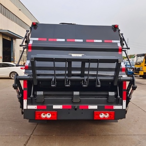 Rác chuyển xe 5m ³ 6m ³ máy nén nhỏ từ chối Collector Nhà Máy Giá <span class=keywords><strong>4</strong></span>*<span class=keywords><strong>2</strong></span> ổ bánh xe với bin nâng lên nóng bán - Product Image 4