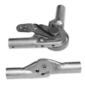 Aluminum Alloy Furniture Hinge KF-J18 Multi Angle Adjustment One Hand Control Surface Mount Minimalist Design - Product Image 2