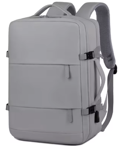 Durable antirrobo negocio impermeable liso poliéster forrado maletín portátil bolsas <span class=keywords><strong>con</strong></span> cremallera portátil <span class=keywords><strong>mochila</strong></span> - Product Image 1