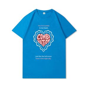 Gran oferta de verano, Jersey 100% de algodón con cuello redondo de alta calidad, diseño personalizado, estilo callejero, camiseta estampada PARA EL Día de San Valentín - Product Image 6