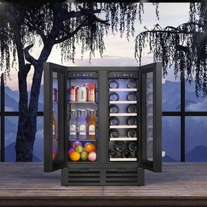 Réfrigérateur à vin électrique autoportant JOSOO 188 bouteilles, 24 pouces, avec système de refroidissement par compresseur, acier inoxydable, capacité 450 bouteilles - Product Image 3