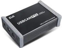 ZLG USBCANFD-100U Interfaz USB-CAN FD de 1 Canal (Portátil de Metal) para Analizadores CAN FD Automotrices e Industriales