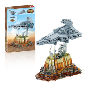 Deke Chuang xiang 7010 Kleinteil chen bausteine 1:8 Drei dimensionaler hängender Jidda City Assembly Construction Plastic - Product Image 1
