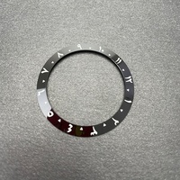 Montre SKX007 38mm à lunette en céramique, double fuseau horaire arabe, super lumineuse, inserts noirs brillants en pente – Meilleures ventes
