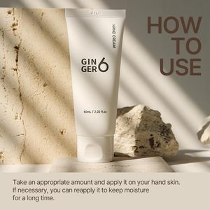 Ginger6, crema y Loción de manos con infusión de glicerina de estilo coreano, recién llegado, fórmula hidratante y nutritiva de gran venta - Product Image 6