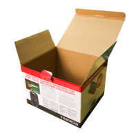 Boîte d'emballage en carton durable pour pièces automobiles et accessoires de voiture, avec laminage mat et éponge, pour exposition, supermarché, épicerie